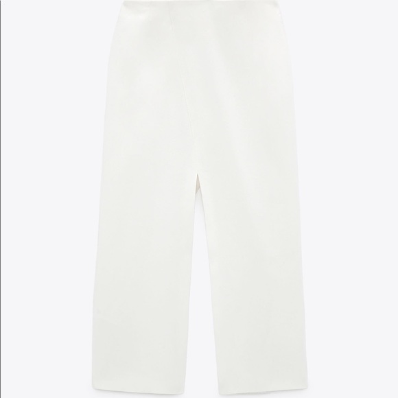 Double Slit button Front ZARA Midi Skirt - Picture 4 of 10